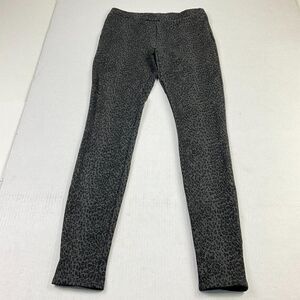 Joie XS Leopard Print Leggings Y2K Grunge Stretchy Streetwear Pull On Casual